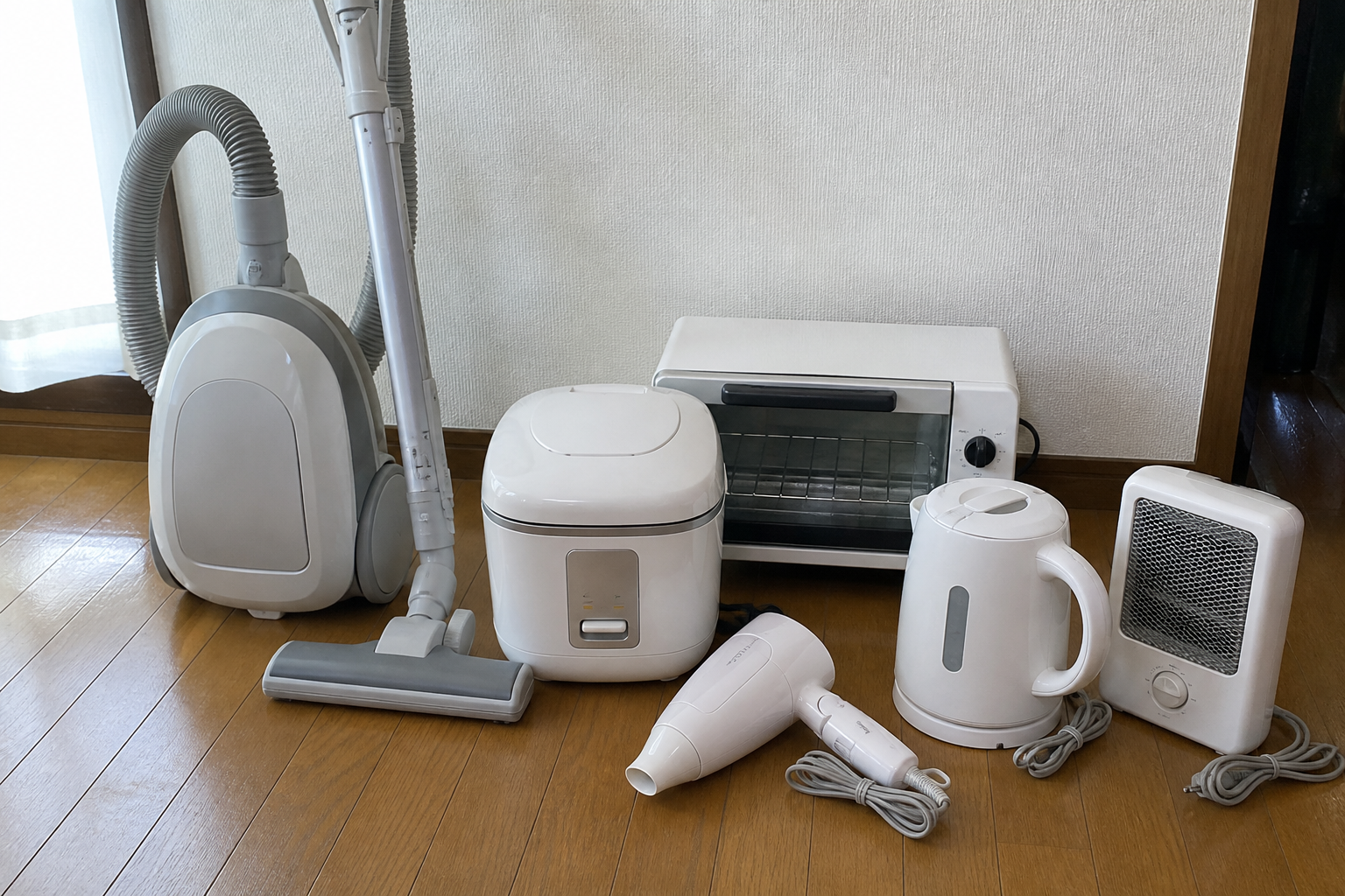 入れ替えで出た機器もあわせて